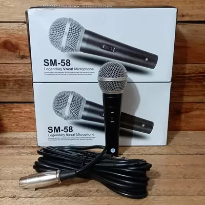 Microfone SM-58 Com cabo